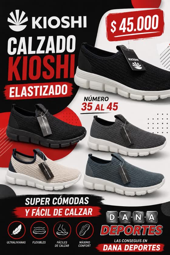 Kioshi Calzado elastizado