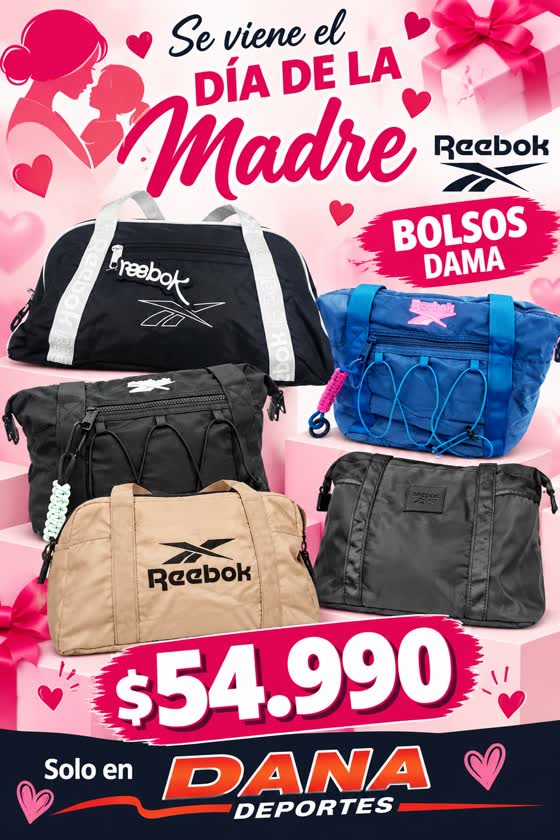Reebok Bolsos Dama