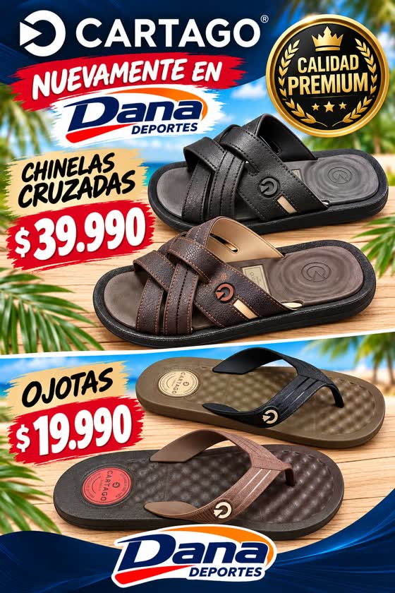 Cartago Chinelas y ojotas